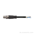 M8 abgeschirmt männlicher gerader Stecker 3 Pin